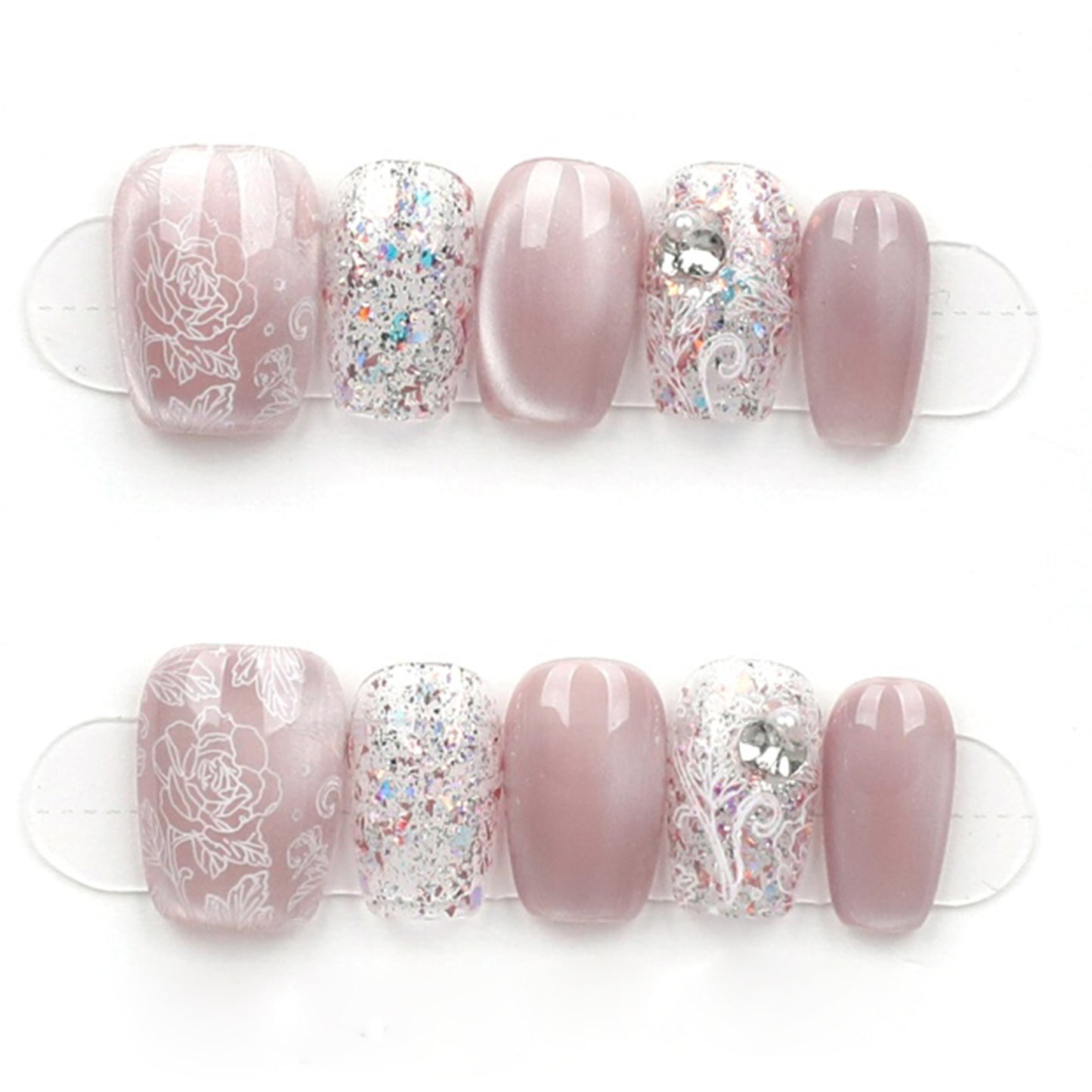 Rosy Confetti Lace