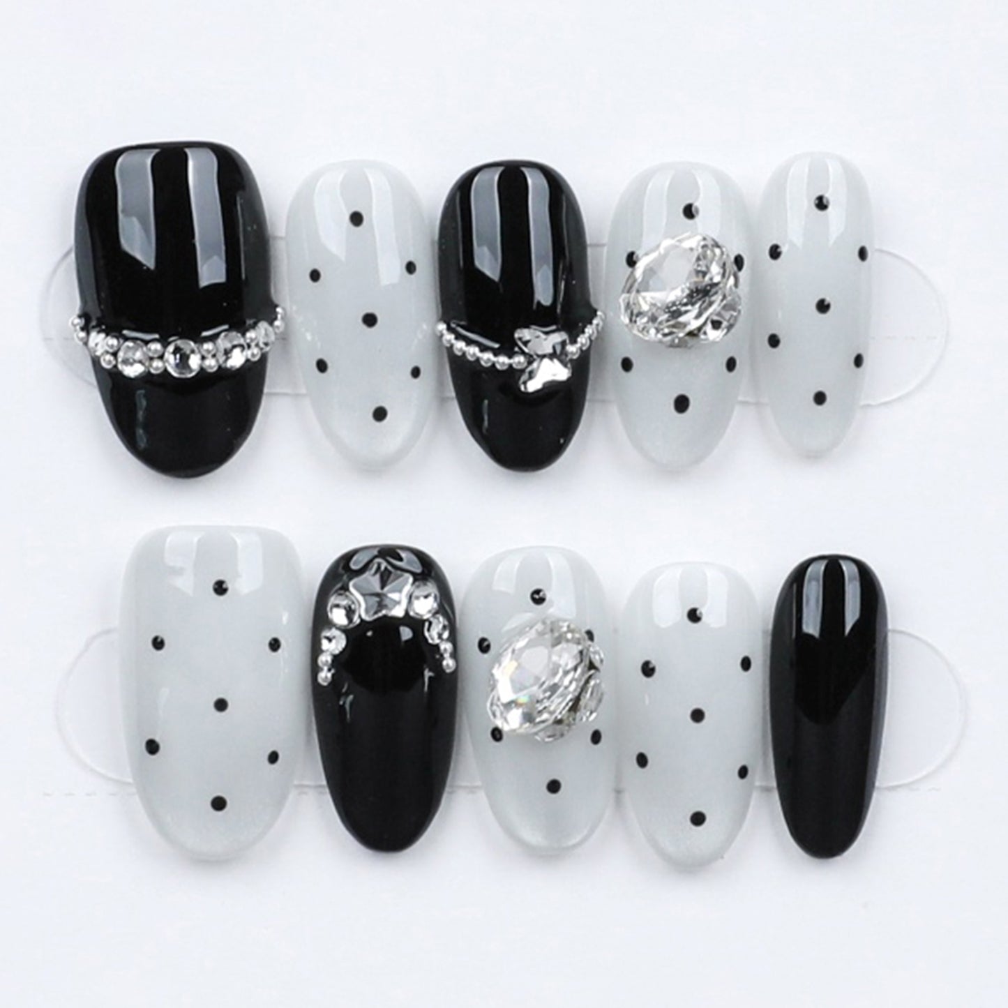Monochrome Dots & Gems