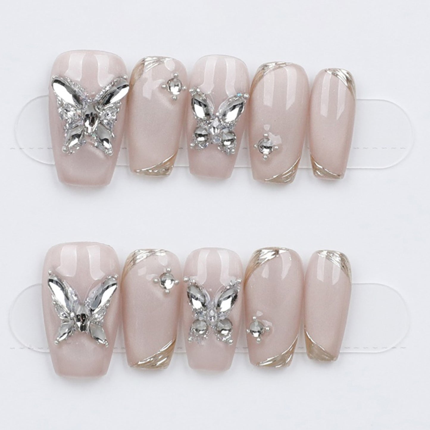 Blush Butterfly Charm