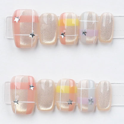 Sunset Grid Sparkle
