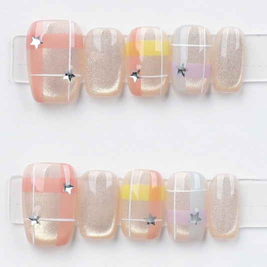 Sunset Grid Sparkle