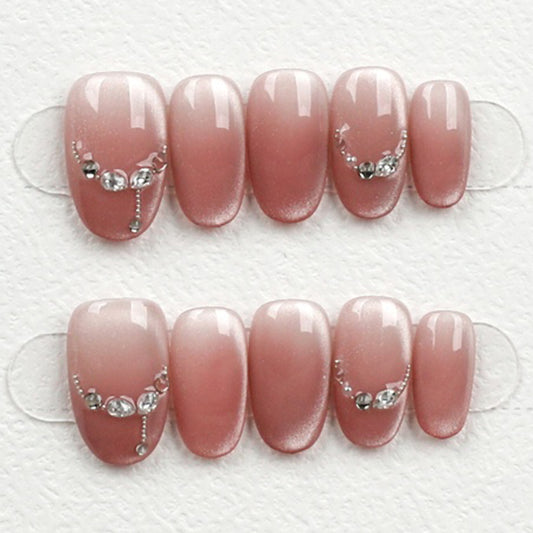 Rosy Gemstone Cascade