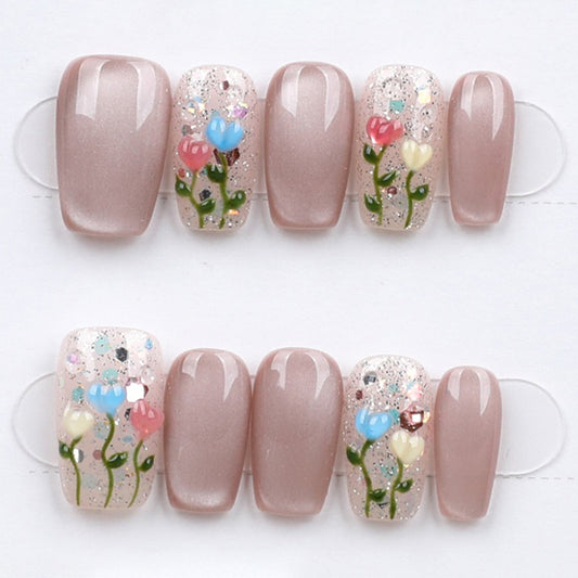 Pastel Garden Bloom