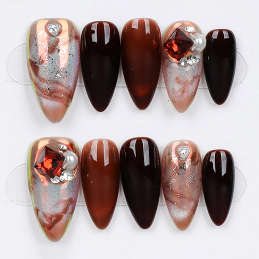 Molten Garnet Marble