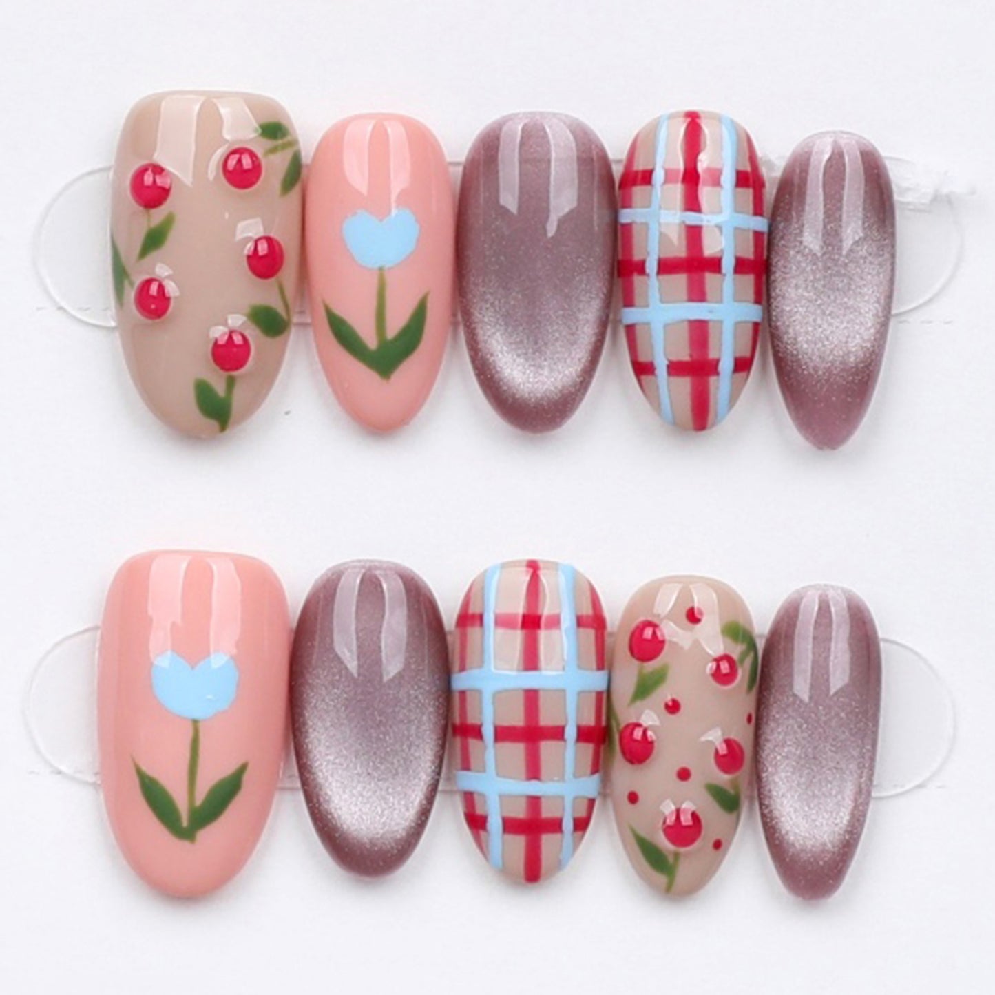 Berry Gingham Bloom