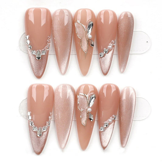 Butterfly Glitz Nude