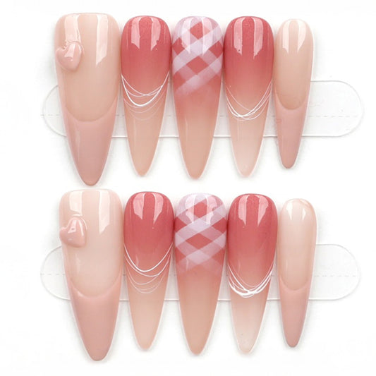 Blush Plaid Sweetheart