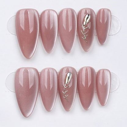 Dusty Rose Leaf Accent