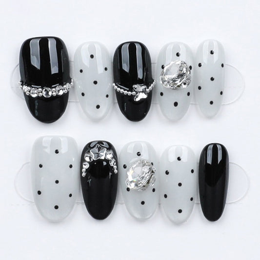 Monochrome Dots & Gems