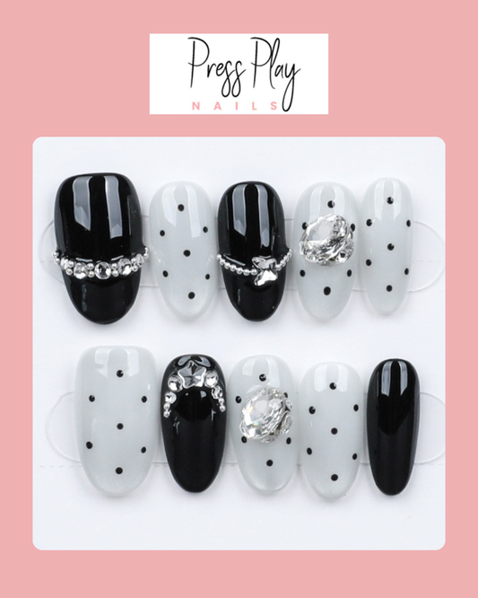 Monochrome Dots & Gems