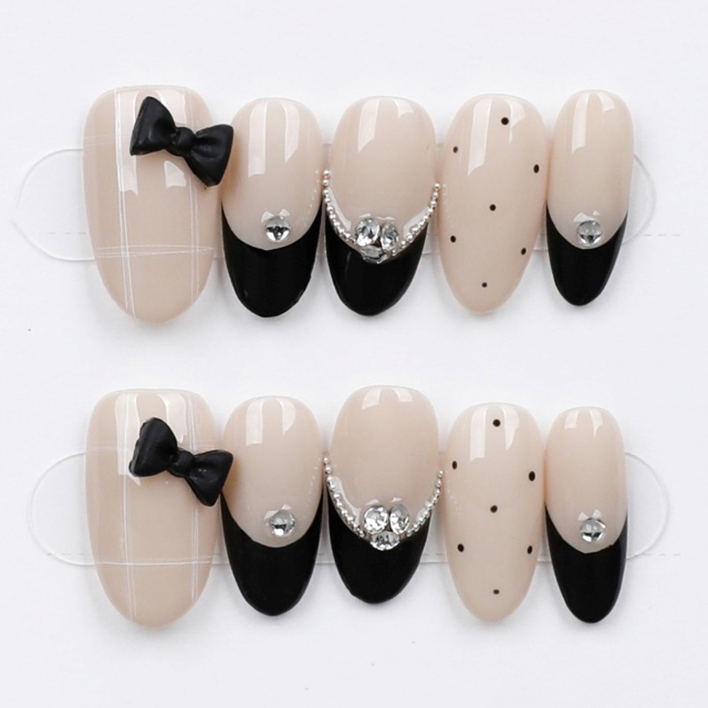 Tuxedo Bow Glam