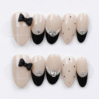 Tuxedo Bow Glam