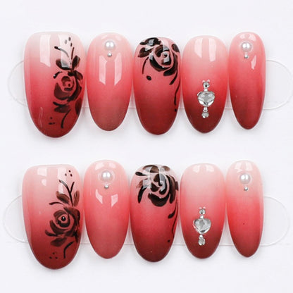 Crimson Bloom Fade