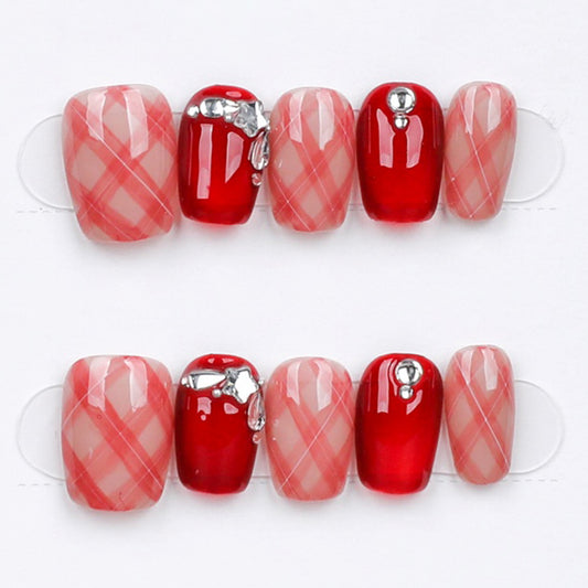 Cherry Plaid Pop