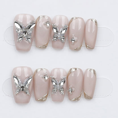 Blush Butterfly Charm