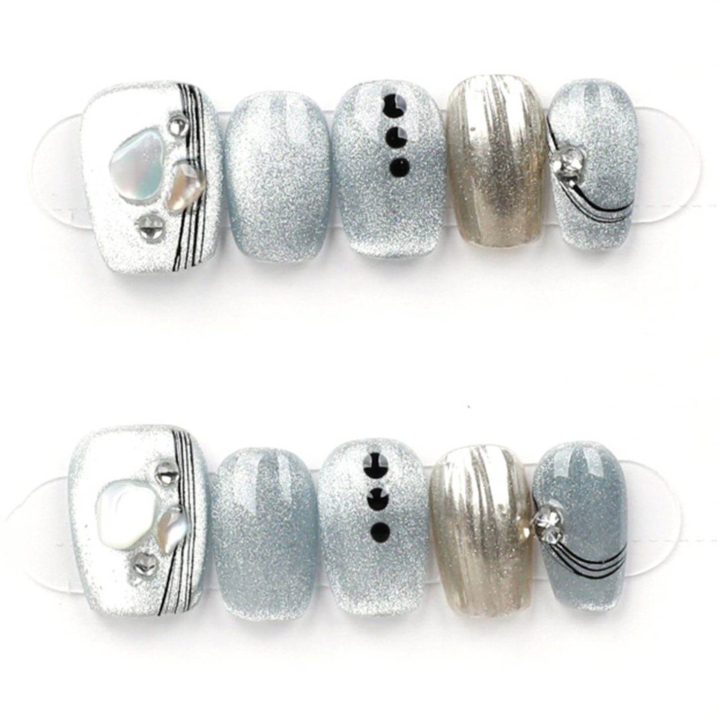 Silver Frost Swirl