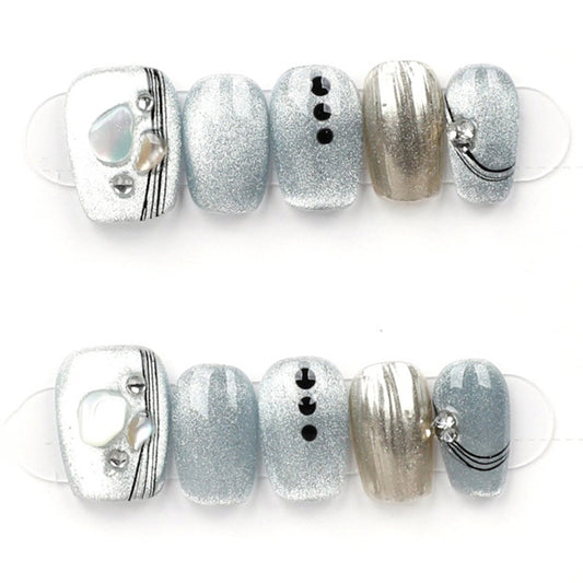 Silver Frost Swirl