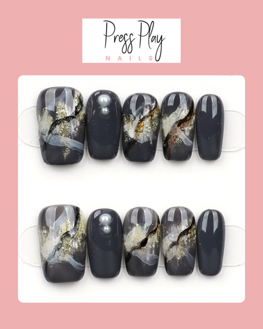 Midnight Marble Luxe