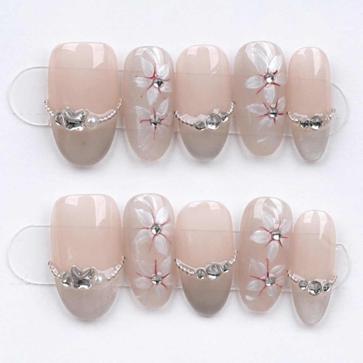 Blossom Blush Charm - Press Play Nails