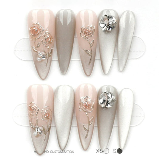 Blush Bloom Frost - Press Play Nails