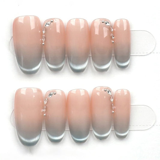 Blush Fade Gleam - Press Play Nails