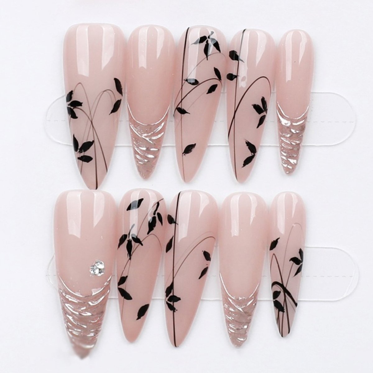 Blush Noir Vine - Press Play Nails
