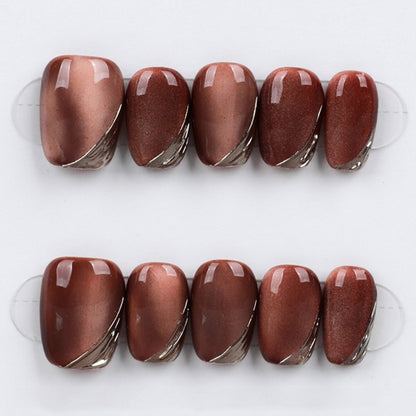 Bronze Dusk - Press Play Nails
