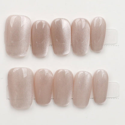 Champagne Sheen - Press Play Nails