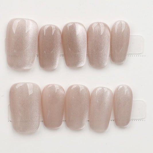 Champagne Sheen - Press Play Nails