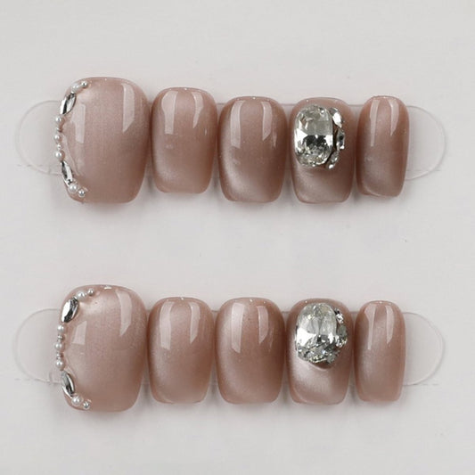 Champagne Stone - Press Play Nails
