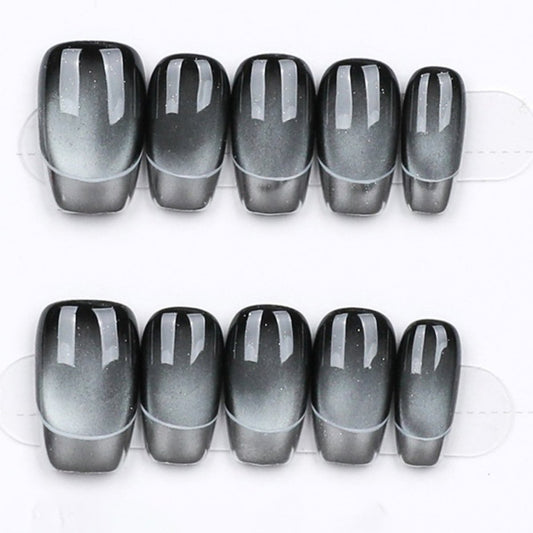 Charcoal Fade - Press Play Nails