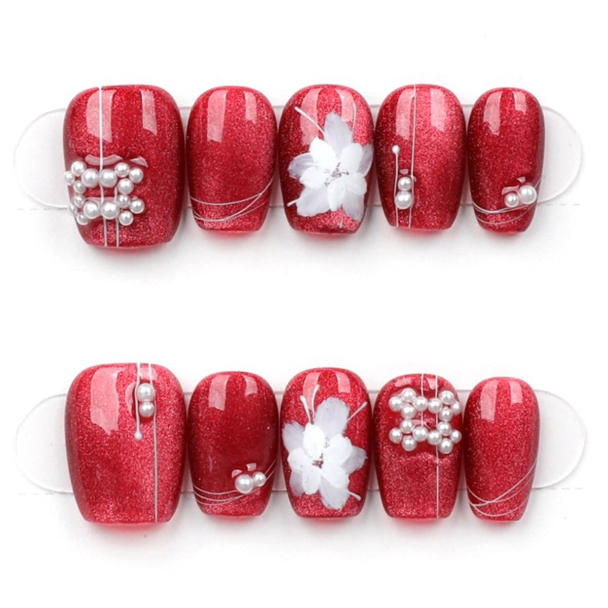Cherry Blossom Pearl - Press Play Nails