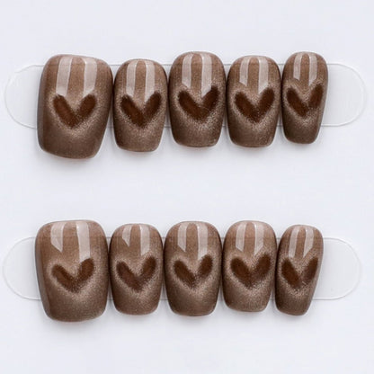 Cocoa Heart Luxe - Press Play Nails