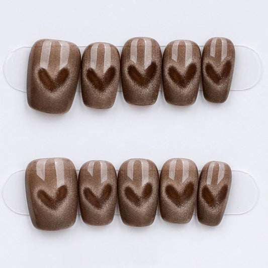 Cocoa Heart Luxe - Press Play Nails