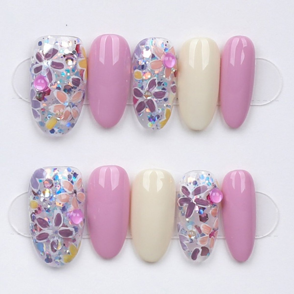 Confetti Bloom - Press Play Nails