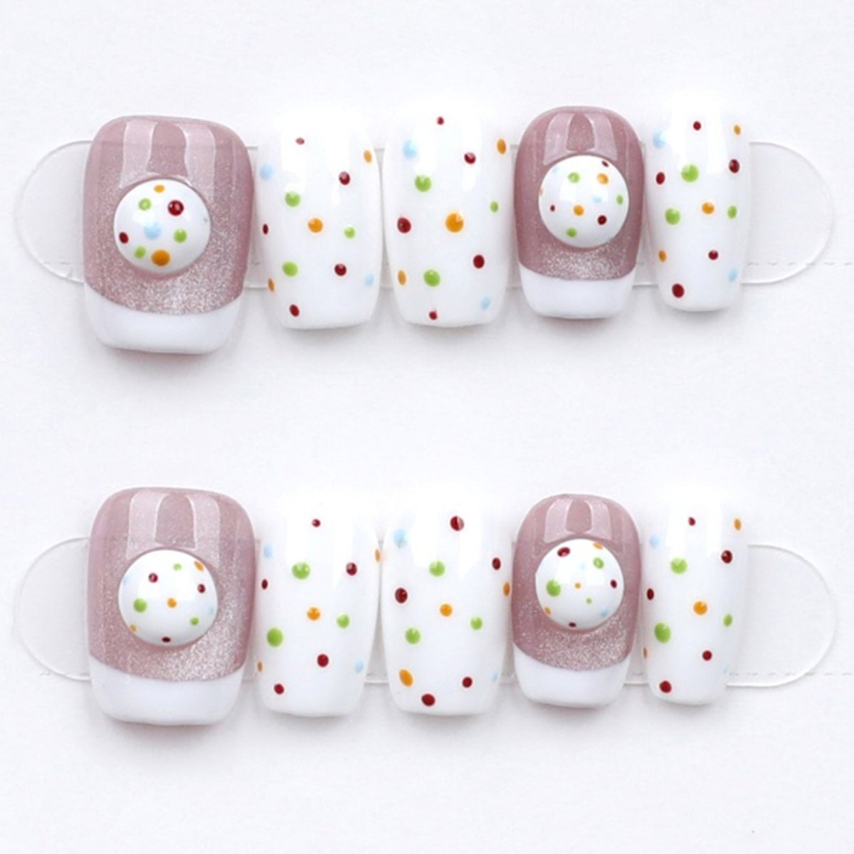 Confetti Dot - Press Play Nails
