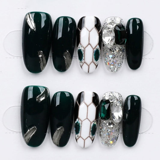 Emerald Prism Edge - Press Play Nails