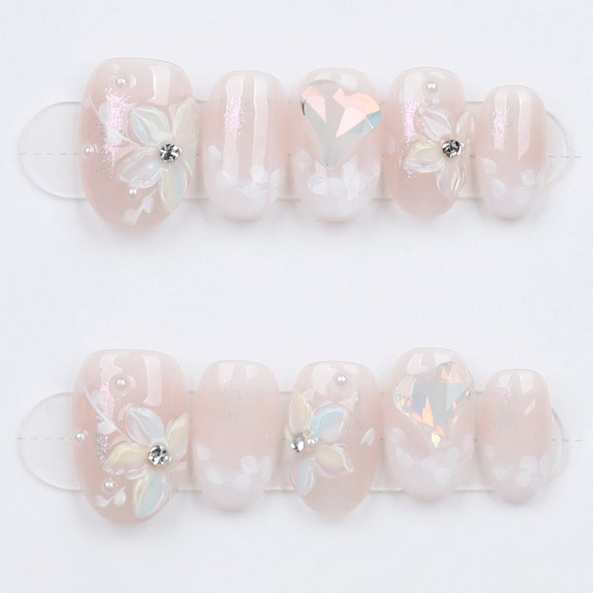 Iridescent Bloom - Press Play Nails
