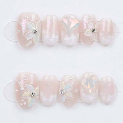 Iridescent Bloom - Press Play Nails