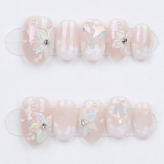 Iridescent Bloom - Press Play Nails