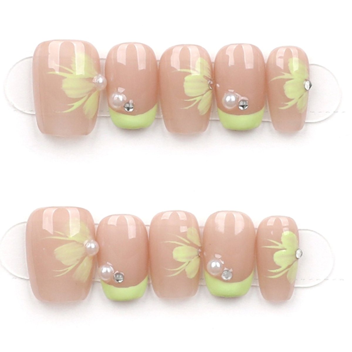 Lime Blossom - Press Play Nails