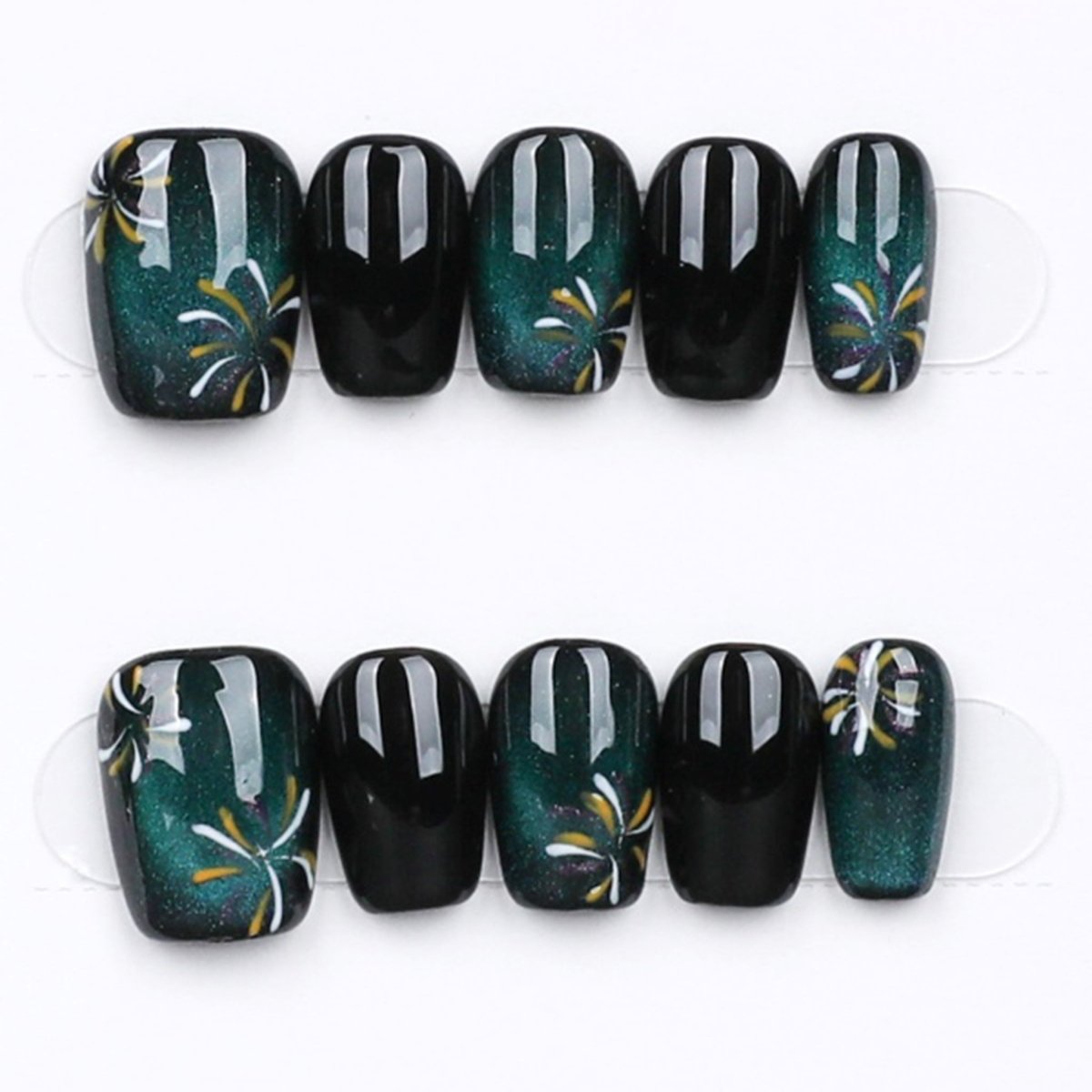 Midnight Fireworks - Press Play Nails
