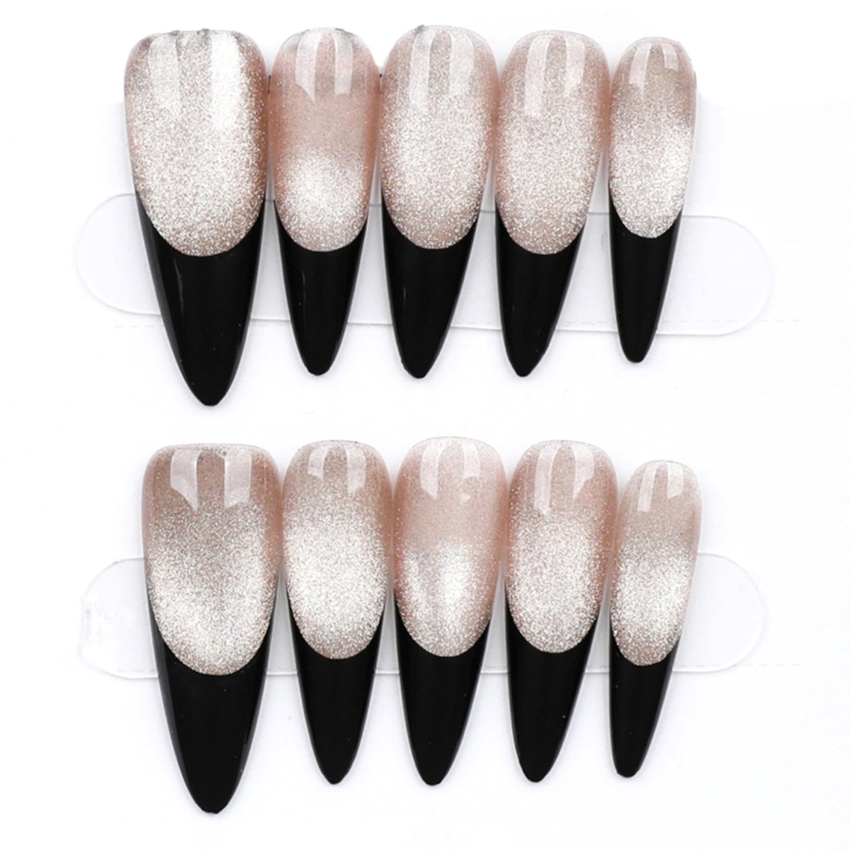 Midnight Glimmer - Press Play Nails