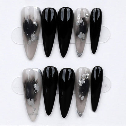 Midnight Smoke Veil - Press Play Nails
