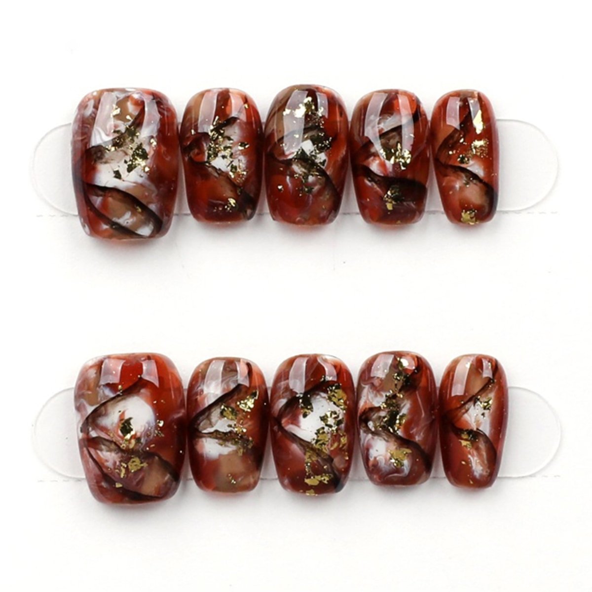 Molten Amber Foil - Press Play Nails
