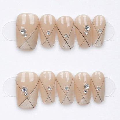 Nude Angle Chic - Press Play Nails