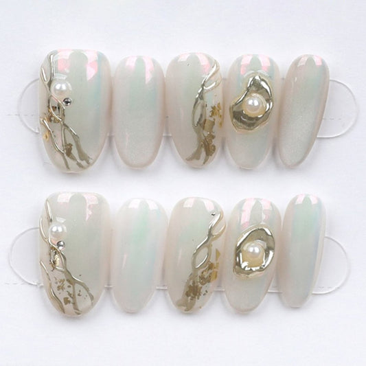 Pearl Opal Chrome - Press Play Nails