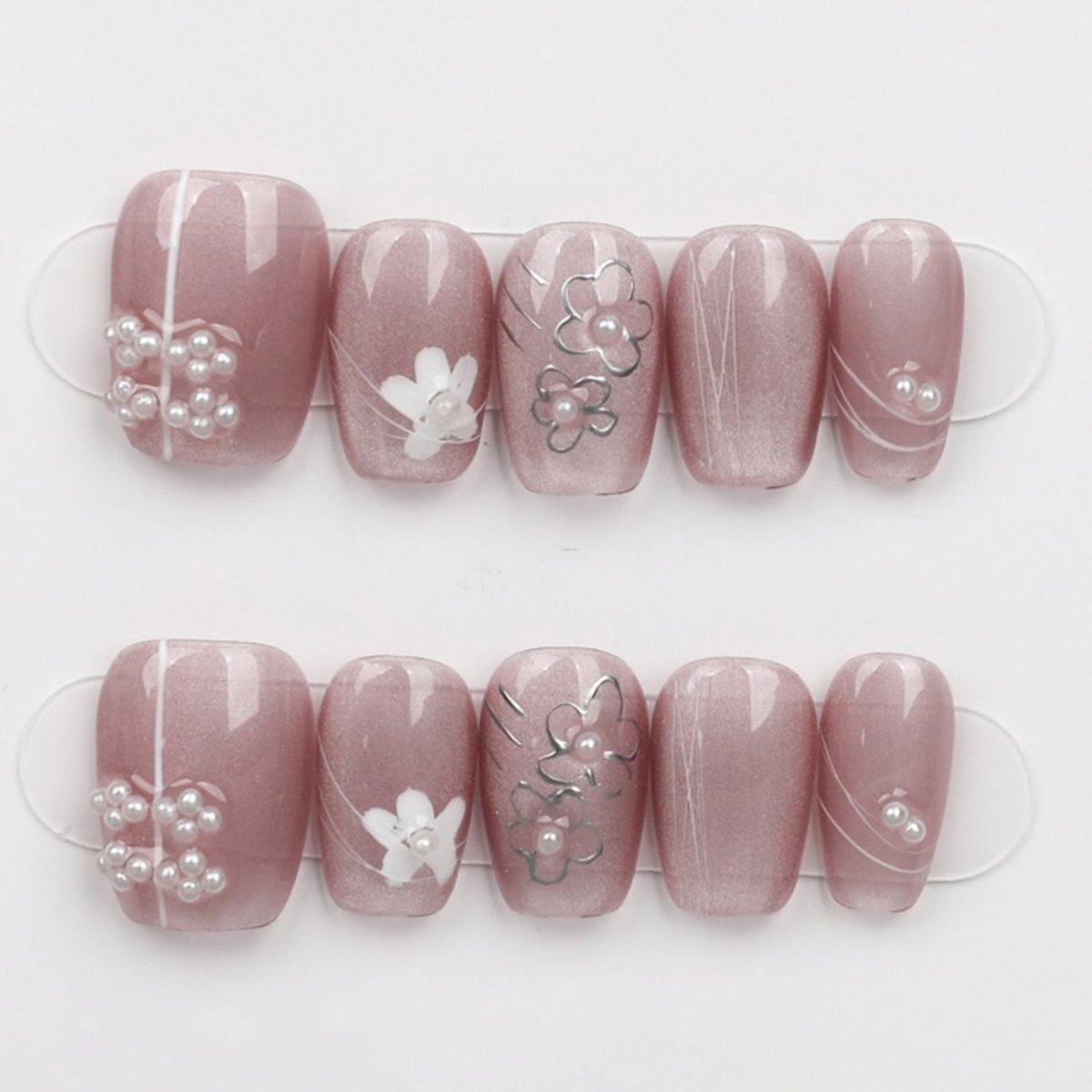Petal Blush Bloom - Press Play Nails