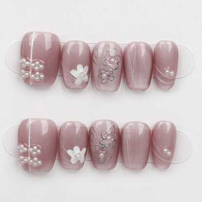 Petal Blush Bloom - Press Play Nails
