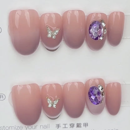 Lavender Butterfly Shine